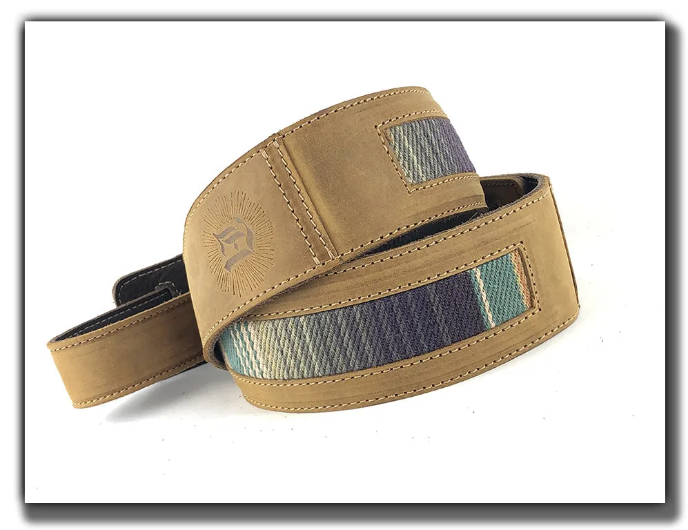 El Camino - Tobacco / Baja Leather Guitar Strap