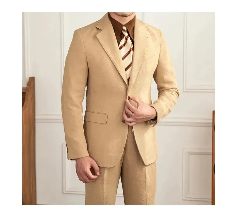 High Quality Fall Business Formal Casual Dress Suit Wedding Suit For Men